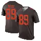 ＃89 Men's Kaden Davis Brown Legend Cleveland Browns Alternate Jersey