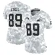 ＃89 Women's Jack Stoll Arctic Camo Limited Cleveland Browns 2024 Salute to Service Jersey