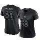 ＃89 Women's Jack Stoll Black Limited Cleveland Browns Reflective Jersey