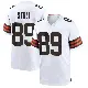 ＃89 Youth Jack Stoll White Game Cleveland Browns Jersey