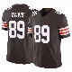 ＃89 Youth Kaden Davis Brown Limited Cleveland Browns Vapor F.U.S.E. Jersey