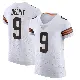＃9 Men's Grant Delpit White Elite Cleveland Browns Vapor Jersey