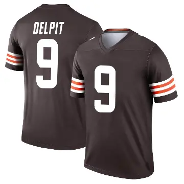＃9 Youth Grant Delpit Brown Legend Cleveland Browns Jersey