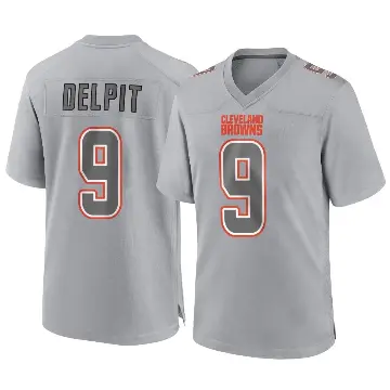 ＃9 Youth Grant Delpit Gray Game Cleveland Browns Atmosphere Fashion Jersey