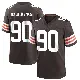 ＃90 Men's Joe Tryon-Shoyinka Brown Game Cleveland Browns Team Color Jersey