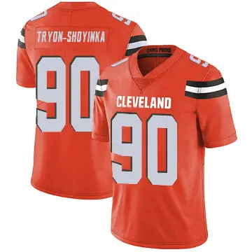 ＃90 Men's Joe Tryon-Shoyinka Orange Limited Cleveland Browns Alternate Vapor Untouchable Jersey