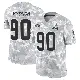 ＃90 Men's Khordae Sydnor Arctic Camo Limited Cleveland Browns 2024 Salute to Service Jersey