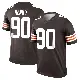 ＃90 Men's KJ Henry Brown Legend Cleveland Browns Jersey