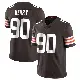 ＃90 Men's KJ Henry Brown Limited Cleveland Browns Team Color Vapor Untouchable Jersey