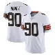 ＃90 Men's KJ Henry White Limited Cleveland Browns Vapor Untouchable Jersey