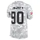 ＃90 Men's Maurice Hurst II Arctic Camo Limited Cleveland Browns 2024 Salute to Service Jersey