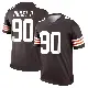 ＃90 Men's Maurice Hurst II Brown Legend Cleveland Browns Jersey