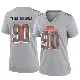 ＃90 Women's Joe Tryon-Shoyinka Gray Game Cleveland Browns Atmosphere Fashion Jersey