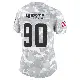 ＃90 Women's Maurice Hurst II Arctic Camo Limited Cleveland Browns 2024 Salute to Service Jersey
