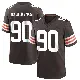 ＃90 Youth Joe Tryon-Shoyinka Brown Game Cleveland Browns Team Color Jersey