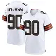 ＃90 Youth Joe Tryon-Shoyinka White Game Cleveland Browns Jersey