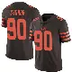＃90 Youth Khordae Sydnor Brown Limited Cleveland Browns Color Rush Jersey