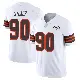 ＃90 Youth Khordae Sydnor White Limited Cleveland Browns Vapor 1946 Collection Alternate Jersey