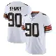 ＃90 Youth Khordae Sydnor White Limited Cleveland Browns Vapor Untouchable Jersey
