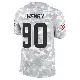 ＃90 Youth KJ Henry Arctic Camo Limited Cleveland Browns 2024 Salute to Service Jersey