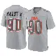 ＃90 Youth Maurice Hurst II Gray Game Cleveland Browns Atmosphere Fashion Jersey