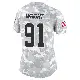 ＃91 Women's Alex Wright Arctic Camo Limited Cleveland Browns 2024 Salute to Service Jersey