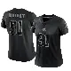 ＃91 Women's Alex Wright Black Limited Cleveland Browns Reflective Jersey