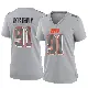 ＃91 Women's Alex Wright Gray Game Cleveland Browns Atmosphere Fashion Jersey