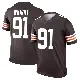 ＃91 Youth Alex Wright Brown Legend Cleveland Browns Jersey