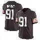 ＃91 Youth Alex Wright Brown Limited Cleveland Browns Team Color Vapor Untouchable Jersey