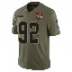 ＃92 Men's Sam Kamara Olive Limited Cleveland Browns 2025 Salute to Service Jersey