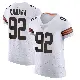 ＃92 Men's Sam Kamara White Elite Cleveland Browns Vapor Jersey