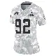 ＃92 Women's Sam Kamara Arctic Camo Limited Cleveland Browns 2024 Salute to Service Jersey