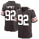 ＃92 Youth Sam Kamara Brown Game Cleveland Browns Team Color Jersey