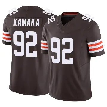 ＃92 Youth Sam Kamara Brown Limited Cleveland Browns Vapor F.U.S.E. Jersey
