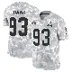 ＃93 Men's Kalia Davis Arctic Camo Limited Cleveland Browns 2024 Salute to Service Jersey