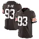 ＃93 Men's Kalia Davis Brown Limited Cleveland Browns Team Color Vapor Untouchable Jersey
