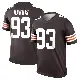 ＃93 Men's Shelby Harris Brown Legend Cleveland Browns Jersey