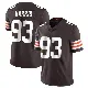 ＃93 Men's Shelby Harris Brown Limited Cleveland Browns Team Color Vapor Untouchable Jersey