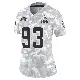 ＃93 Women's Kalia Davis Arctic Camo Limited Cleveland Browns 2024 Salute to Service Jersey