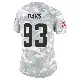 ＃93 Women's Kalia Davis Arctic Camo Limited Cleveland Browns 2024 Salute to Service Jersey