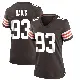 ＃93 Women's Kalia Davis Brown Game Cleveland Browns Team Color Jersey