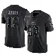 ＃93 Youth Kalia Davis Black Limited Cleveland Browns Reflective Jersey