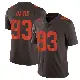 ＃93 Youth Kalia Davis Brown Limited Cleveland Browns Vapor Alternate Jersey
