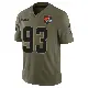 ＃93 Youth Kalia Davis Olive Limited Cleveland Browns 2025 Salute to Service Jersey