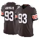 ＃93 Youth Shelby Harris Brown Limited Cleveland Browns Vapor F.U.S.E. Jersey