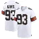 ＃93 Youth Shelby Harris White Game Cleveland Browns Jersey