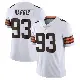＃93 Youth Shelby Harris White Limited Cleveland Browns Vapor Untouchable Jersey