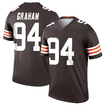 ＃94 Youth Mason Graham Brown Legend Cleveland Browns Jersey