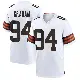 ＃94 Youth Mason Graham White Game Cleveland Browns Jersey